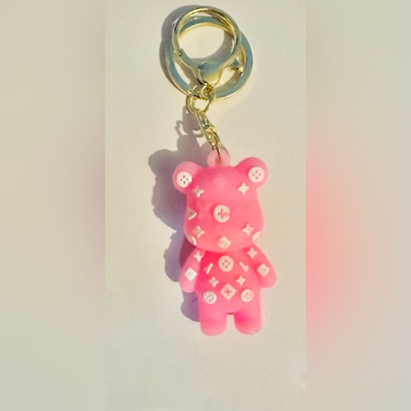 Handbags - Adorable Bear Bagcharm/Keychain (Pink)